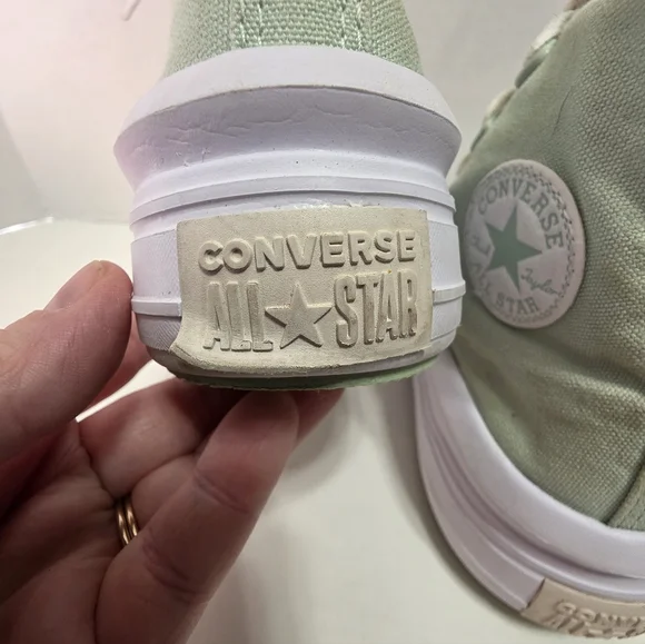 Converse All Star Chuck Taylor Mint Green High Top Shoes Sz 6 A01800C - Picture 12 of 13